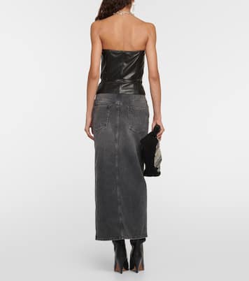 Top bustier Etna en cuir | Isabel Marant