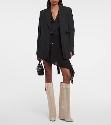 Botas altas Shark Lock con cristales | Givenchy