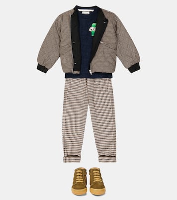 Hanne checked bomber jacket | Molo