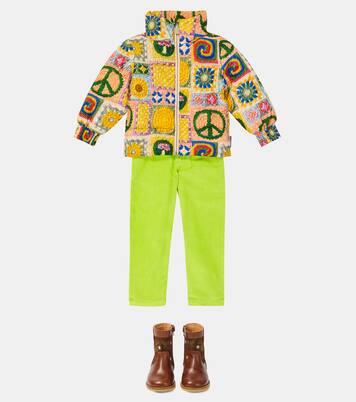 Wattierte Jacke Hally aus Häkelstrick | Molo