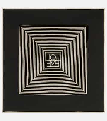 Foulard in seta con stampa | Toteme