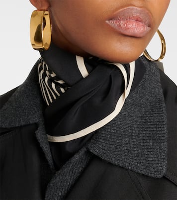 Foulard in seta con stampa | Toteme