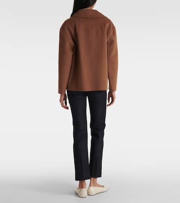 Cape double-breasted virgin wool peacoat | 'S Max Mara