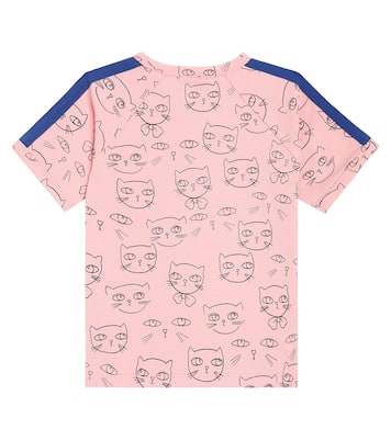 Camiseta Cathlethes de mezcla de algodón | Mini Rodini