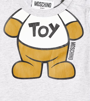 Bebé - camiseta de algodón estampada | Moschino Kids