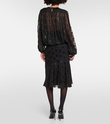 Blusa DG in raso | Dolce&Gabbana