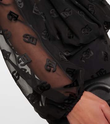 Blusa DG in raso | Dolce&Gabbana