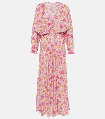 Ilona floral wrap maxi dress | Poupette St Barth