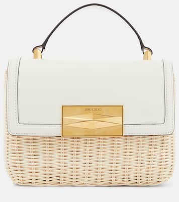 Borsa Diamond in vimini e pelle | Jimmy Choo