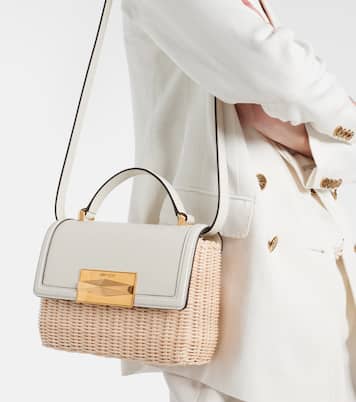 Borsa Diamond in vimini e pelle | Jimmy Choo