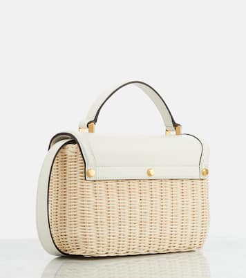 Borsa Diamond in vimini e pelle | Jimmy Choo