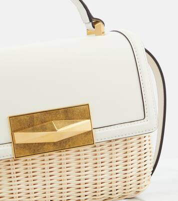 Borsa Diamond in vimini e pelle | Jimmy Choo