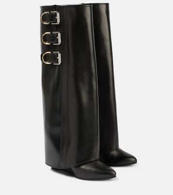 Bottes Shark Lock Buckles 90 en cuir  | Givenchy