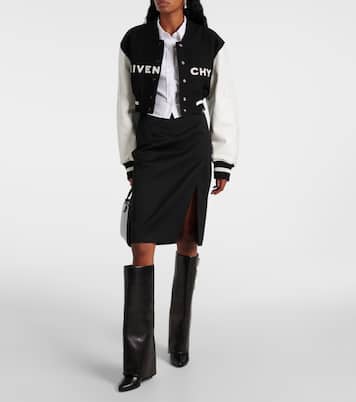 Bottes Shark Lock Buckles 90 en cuir  | Givenchy