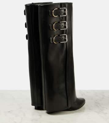 Bottes Shark Lock Buckles 90 en cuir  | Givenchy