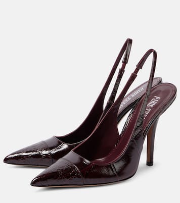 Escaprins slingback Miranda 105 en cuir embossé | Paris Texas