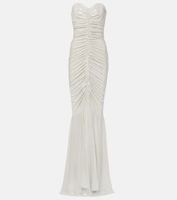 Robe longue métallisée | Norma Kamali