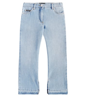 Jeans flared con logo | Dolce&Gabbana Kids