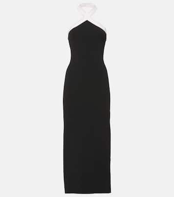 Abito midi con scollo all’americana | Roland Mouret