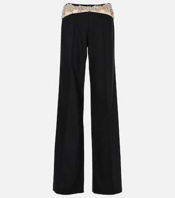 Pantaloni slim Stelle in misto lana | Costarellos
