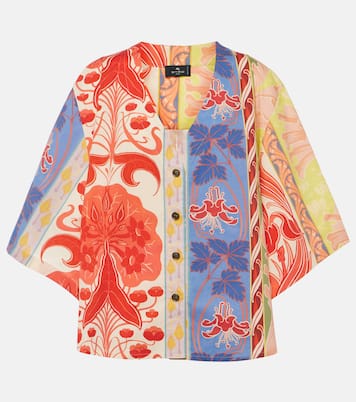 Camicia oversize in misto cotone | Etro