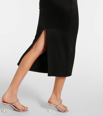 Verziertes Midikleid aus Satin | Alex Perry