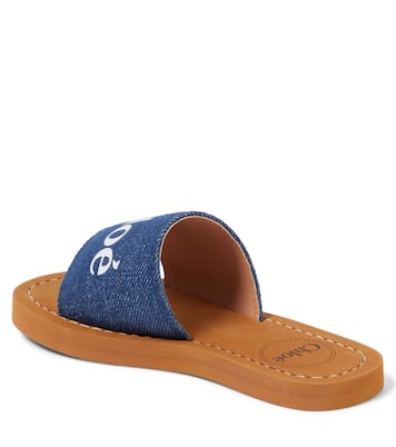 Sandali in canvas con logo | Chloé Kids