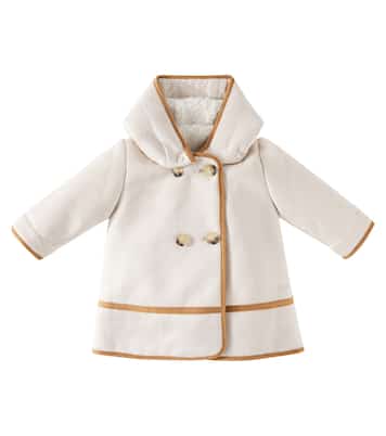 Baby faux suede coat | Chloé Kids