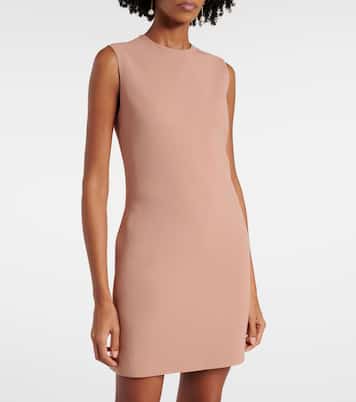 Abito corto in cady con applicazioni floreali | Elie Saab