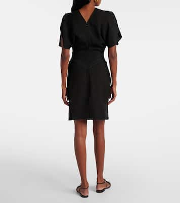 Abito corto con rouches | Victoria Beckham