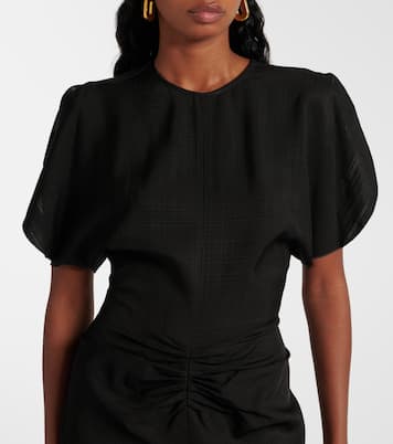 Abito corto con rouches | Victoria Beckham