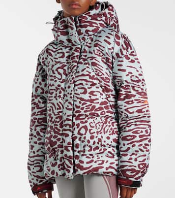TrueNature leopard-print puffer jacket | Adidas by Stella McCartney
