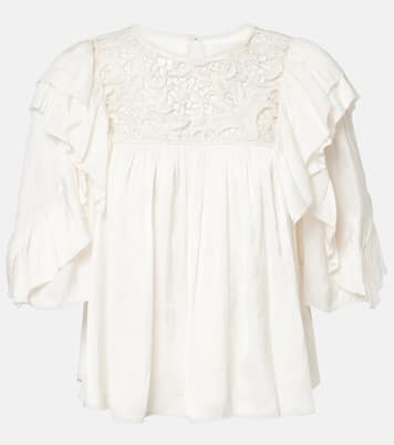 Top Syrane in pizzo con volant | Isabel Marant