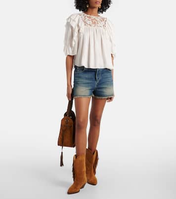 Top Syrane in pizzo con volant | Isabel Marant