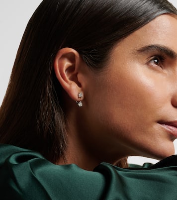 Orecchino singolo in oro 18kt con diamanti | Anita Ko