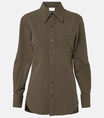 Camicia Cassandre in cotone e lino | Saint Laurent