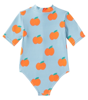 Apples printed rashguard swimsuit | Tinycottons