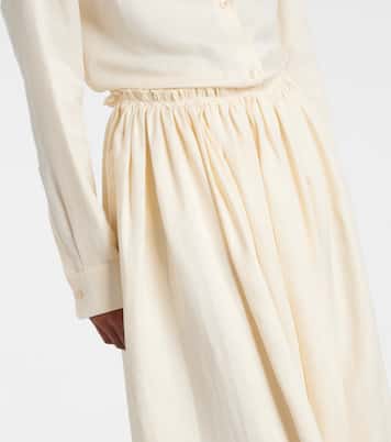Chiara linen midi skirt | Gabriela Hearst