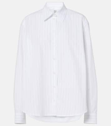 Camicia in popeline di cotone a righe | Toteme