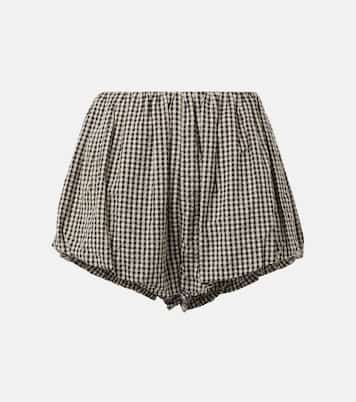 Shorts Aurelia in cotone a quadretti | Posse
