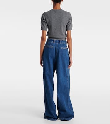 Pleated wide-leg jeans | Dolce&Gabbana