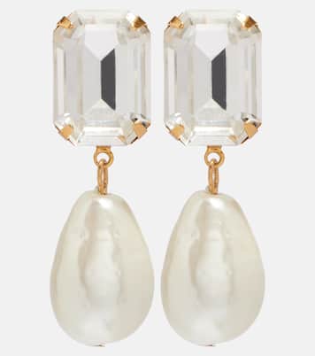 Liana gold-plated drop earrings | Jennifer Behr