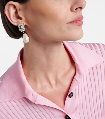 Liana gold-plated drop earrings | Jennifer Behr