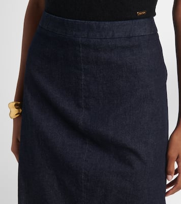 High-rise denim pencil skirt | Tom Ford