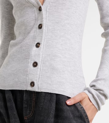 Cardigan aus Rippstrick | Brunello Cucinelli