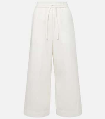 Paula's Ibiza - Pantaloni a gamba larga in cotone | Loewe