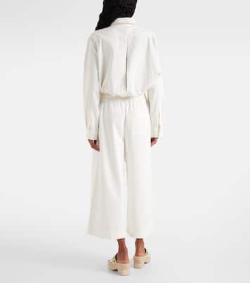 Paula's Ibiza - Pantaloni a gamba larga in cotone | Loewe