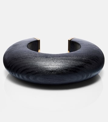 Bumper wooden bangle | Alaïa