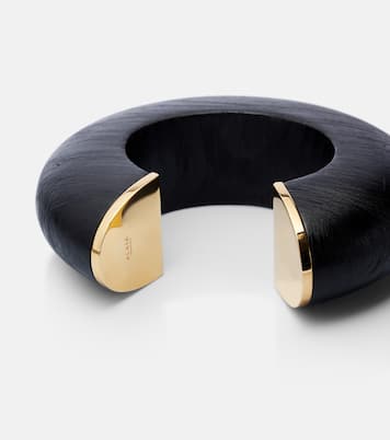 Bumper wooden bangle | Alaïa