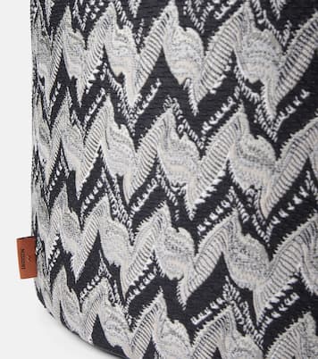 Fluidity Zigzag pouf  | Missoni